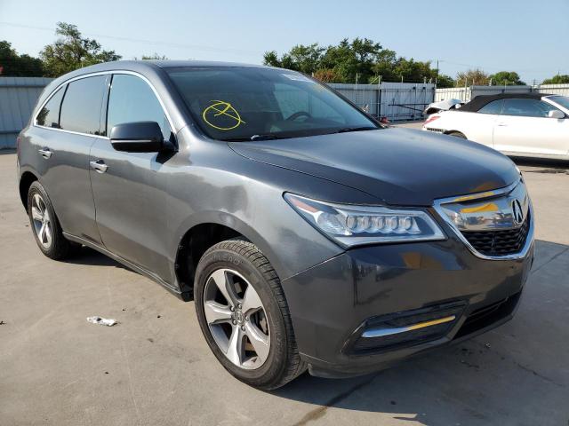 ACURA MDX 2014 with VIN 5FRYD3H20EB010887 - Photo from auction
