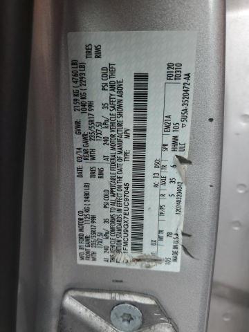 Photo 10 from auction – 2014 FORD ESCAPE SE with VIN 1FMCU9GX7EUC97045