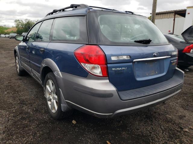 Photo 3 from auction – 2009 SUBARU OUTBACK 2. with VIN 4S4BP61C497338971