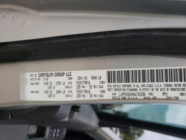 Photo 10 from auction – 2010 JEEP LIBERTY SP with VIN 1J4PN2GK0AW155286