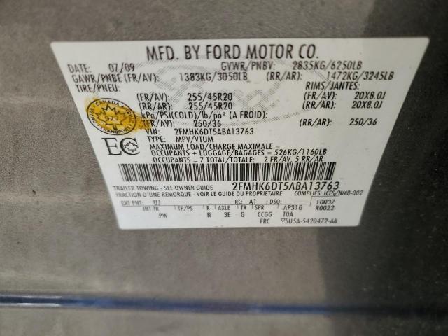Photo 10 from auction – 2010 FORD FLEX LIMIT with VIN 2FMHK6DT5ABA13763