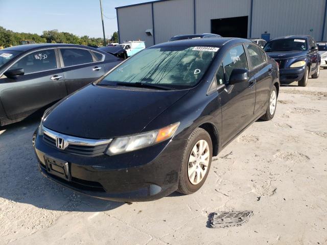 Photo 2 from auction – 2012 HONDA CIVIC LX with VIN 19XFB2F50CE080432