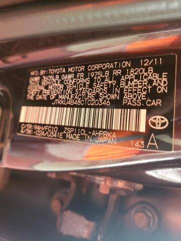 Photo 10 from auction – 2012 TOYOTA SCION XD with VIN JTKKU4B48C1020346