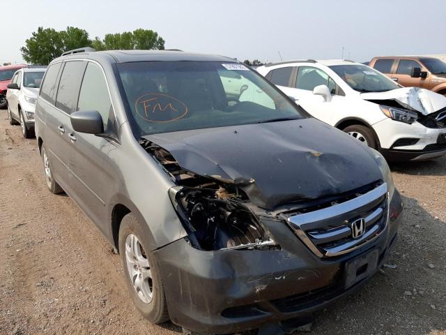 HONDA ODYSSEY EX 2007 with VIN 5FNRL38767B061186 - Photo from auction