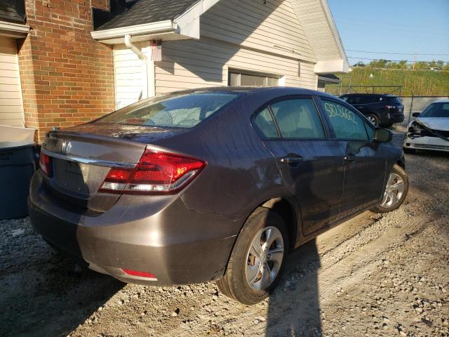 Photo 4 from auction – 2014 HONDA CIVIC LX with VIN 19XFB2F57EE002006