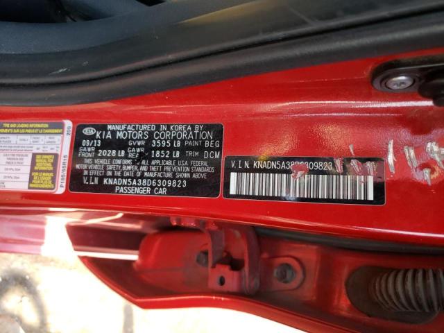 Photo 10 from auction – 2013 KIA RIO EX with VIN KNADN5A38D6309823