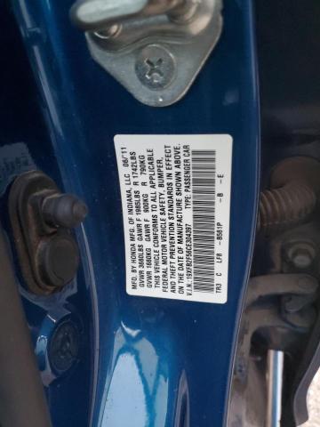 Photo 10 from auction – 2012 HONDA CIVIC with VIN 19XFB2F56CE304397