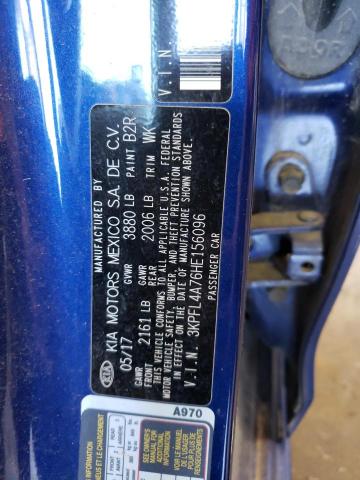 Photo 10 from auction – 2017 KIA FORTE LX with VIN 3KPFL4A76HE156096