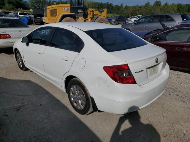 Photo 3 from auction – 2012 HONDA CIVIC LX with VIN 2HGFB2F55CH564201