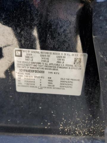 Photo 10 from auction – 2015 CADILLAC SRX with VIN 3GYFNAE30FS634358