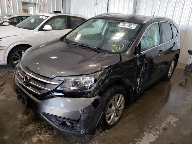 Photo 2 from auction – 2014 HONDA CR-V EXL with VIN 5J6RM4H73EL019565