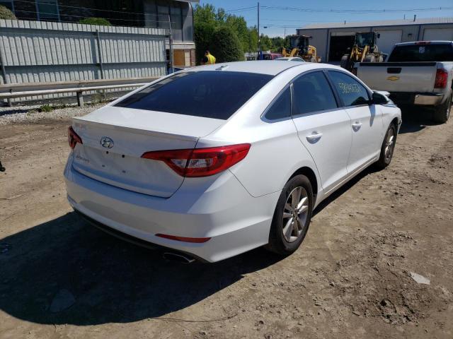 Photo 4 from auction – 2016 HYUNDAI SONATA SE with VIN 5NPE24AF0GH390377