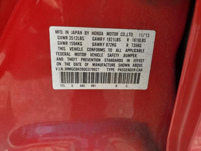 Photo 10 from auction – 2013 HONDA FIT with VIN JHMGE8H39DC079927