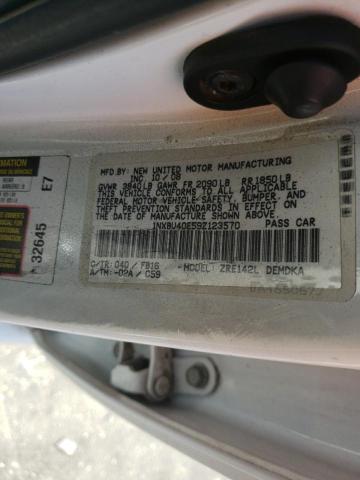 Photo 10 from auction – 2009 TOYOTA COROLLA BA with VIN 1NXBU40E59Z123570