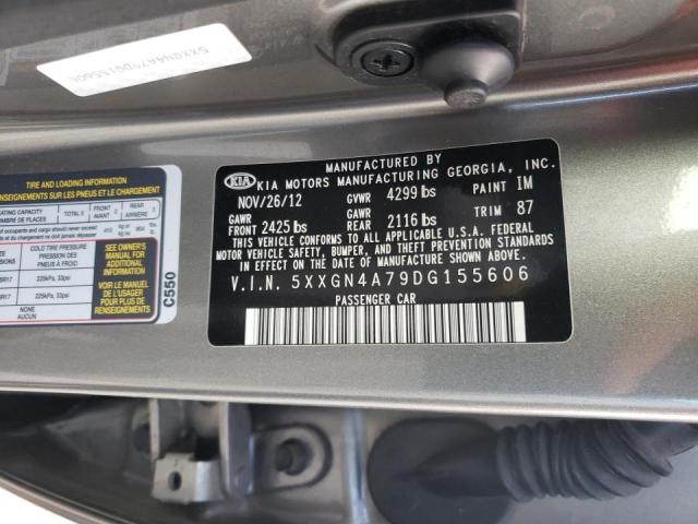 Photo 10 from auction – 2013 KIA OPTIMA EX with VIN 5XXGN4A79DG155606