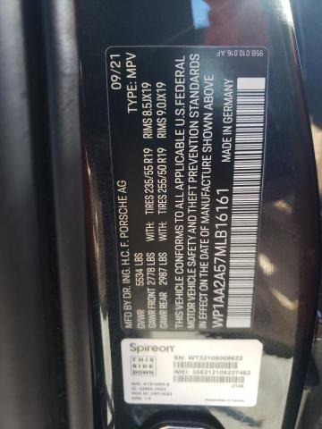 Photo 10 from auction – 2021 PORSCHE MACAN with VIN WP1AA2A57MLB16161