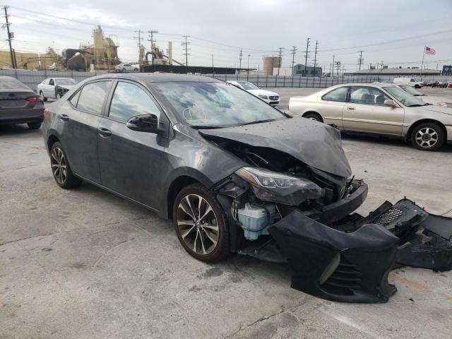 TOYOTA COROLLA L 2018 with VIN 5YFBURHE1JP757546 - Photo from auction