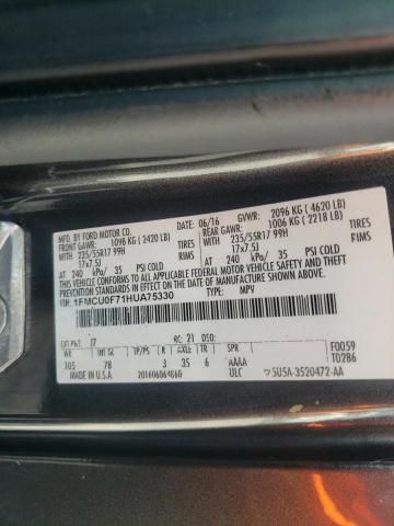 Photo 10 from auction – 2017 FORD ESCAPE S with VIN 1FMCU0F71HUA75330
