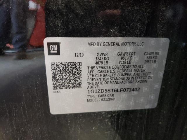 Photo 10 from auction – 2020 CHEVROLET MALIBU LT with VIN 1G1ZD5ST6LF073402