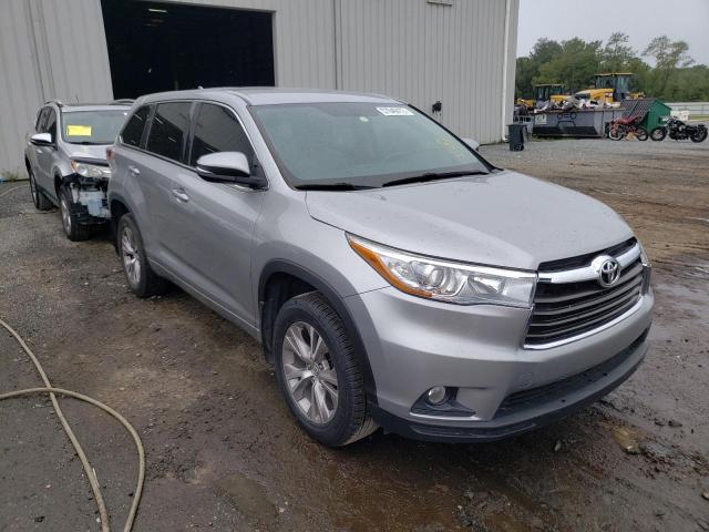 TOYOTA HIGHLANDER 2015 with VIN 5TDZKRFH1FS089831 - Photo from auction