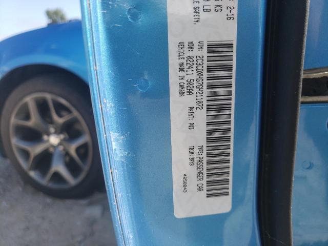 Photo 10 from auction – 2016 DODGE CHARGER SX with VIN 2C3CDXHG7GH211072