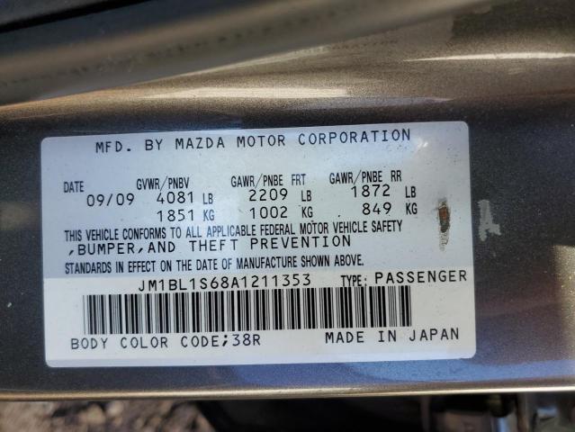Photo 10 from auction – 2010 MAZDA 3 S with VIN JM1BL1S68A1211353