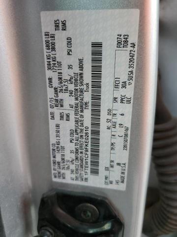 Photo 10 from auction – 2015 FORD F150 SUPER with VIN 1FTEW1CF9FKE02610