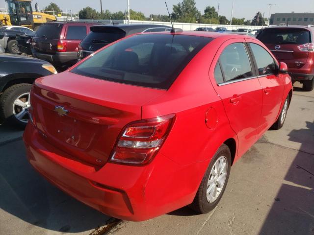 Photo 4 from auction – 2017 CHEVROLET SONIC LT with VIN 1G1JD5SH7H4105009