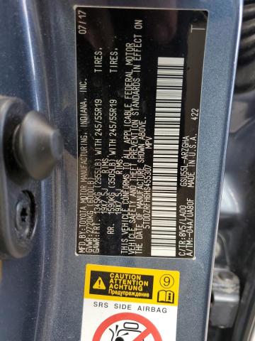 Photo 10 from auction – 2017 TOYOTA HIGHLANDER with VIN 5TDDZRFH6HS455307