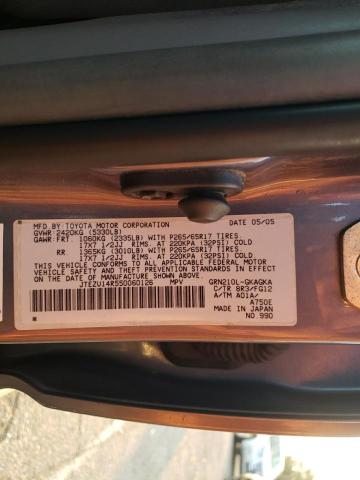 Photo 10 from auction – 2005 TOYOTA 4RUNNER LI with VIN JTEZU14R550060126
