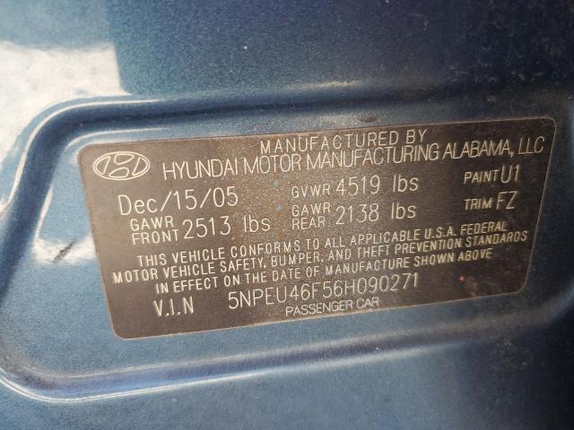 Photo 10 from auction – 2006 HYUNDAI SONATA GLS with VIN 5NPEU46F56H090271