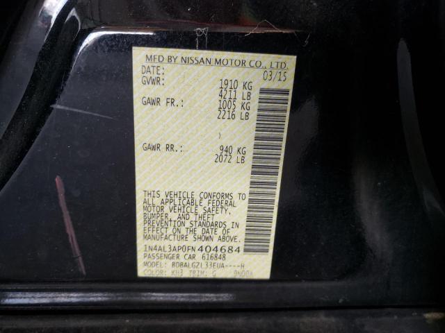 Photo 10 from auction – 2015 NISSAN ALTIMA 2.5 with VIN 1N4AL3AP0FN404684