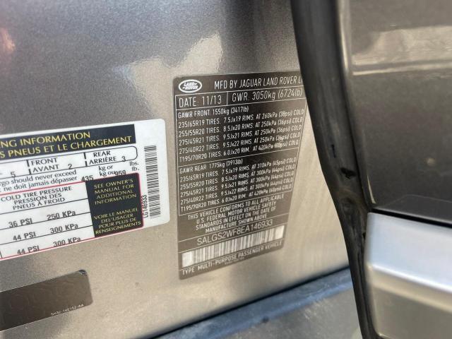 Photo 10 from auction – 2014 LAND ROVER RANGE ROVE with VIN SALGS2WF8EA146933