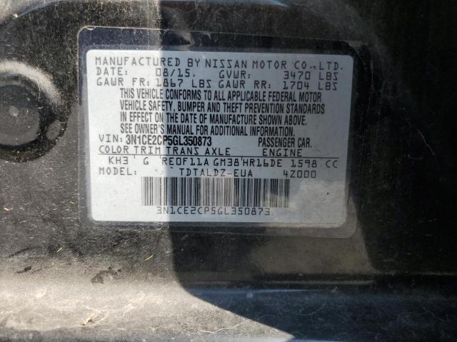 Photo 10 from auction – 2016 NISSAN VERSA NOTE with VIN 3N1CE2CP5GL350873