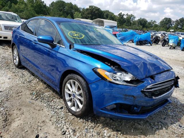 FORD FUSION SE 2017 with VIN 3FA6P0H78HR125563 - Photo from auction