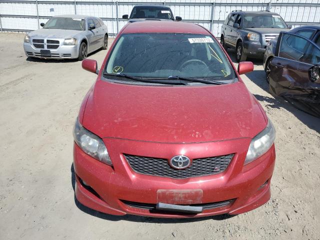 Photo 9 from auction – 2009 TOYOTA COROLLA with VIN 1NXBU40E29Z057592