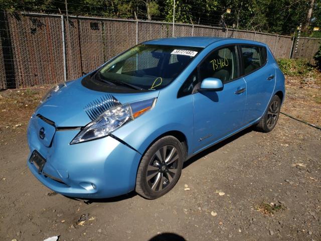 Photo 2 from auction – 2015 NISSAN LEAF S with VIN 1N4AZ0CP1FC328253
