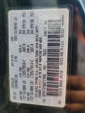 Photo 10 from auction – 1998 DODGE RAM 1500 with VIN 1B7HF16Y3WS717896