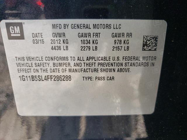 Photo 10 from auction – 2015 CHEVROLET MALIBU LS with VIN 1G11B5SL4FF286288