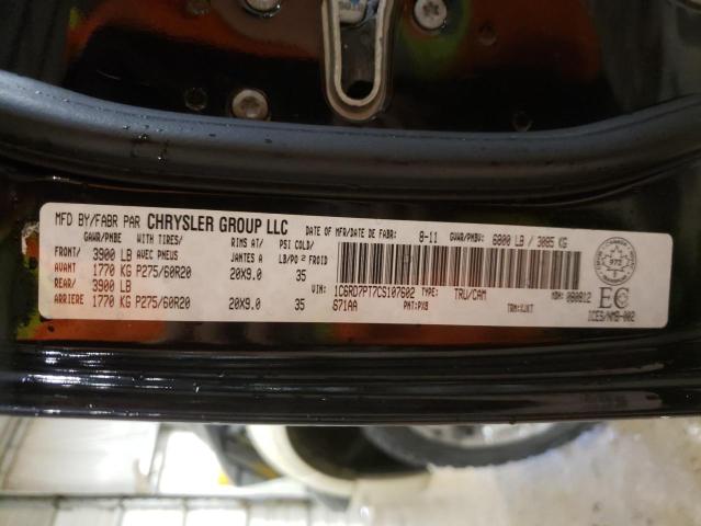 Photo 10 from auction – 2012 DODGE RAM 1500 L with VIN 1C6RD7PT7CS107602