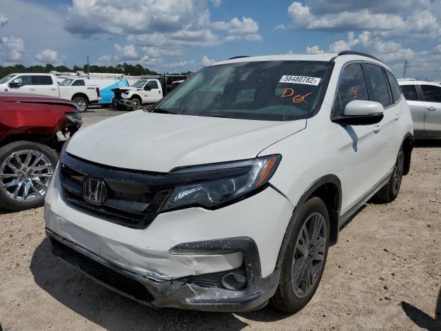 Photo 2 from auction – 2022 HONDA PILOT SE with VIN 5FNYF5H26NB025370