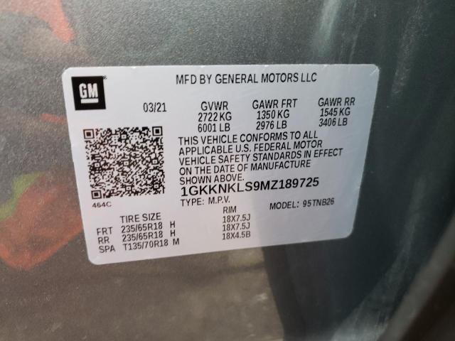 Photo 10 from auction – 2021 GMC ACADIA SLE with VIN 1GKKNKLS9MZ189725