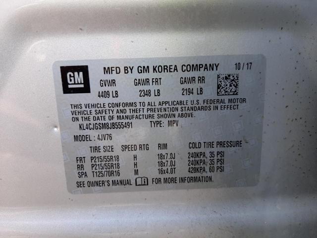 Photo 10 from auction – 2018 BUICK ENCORE ESS with VIN KL4CJGSM8JB555491