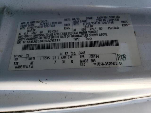 Photo 10 from auction – 2013 FORD ECONOLINE with VIN 1FTSS3EL6DDA70317