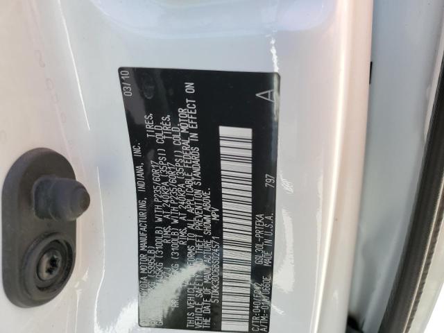 Photo 10 from auction – 2011 TOYOTA SIENNA LE with VIN 5TDKK3DC6BS024571