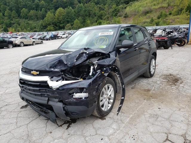 Photo 2 from auction – 2021 CHEVROLET TRAILBLAZE with VIN KL79MMS22MB128037