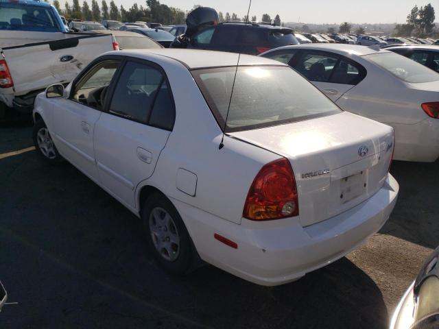 Photo 3 from auction – 2005 HYUNDAI ACCENT with VIN KMHCG45C75U599235