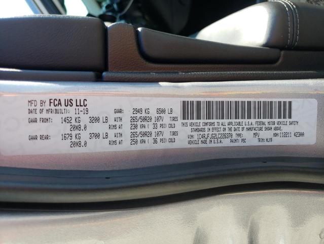 Photo 10 from auction – 2020 JEEP GRAND CHER with VIN 1C4RJFJG2LC226370