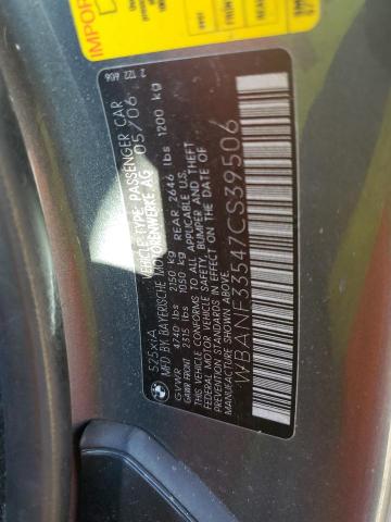 Photo 10 from auction – 2007 BMW 525 XI with VIN WBANF33547CS39506