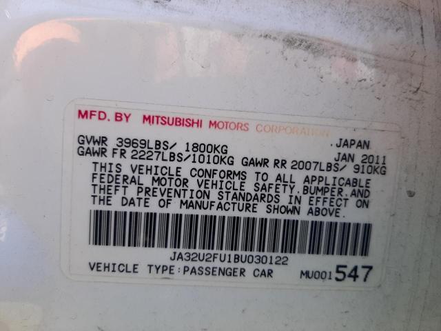 Photo 10 from auction – 2011 MITSUBISHI LANCER ES/ with VIN JA32U2FU1BU030122